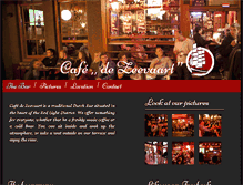 Tablet Screenshot of cafedezeevaart.com